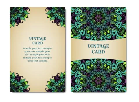 Vector invitation card Stock Illustration