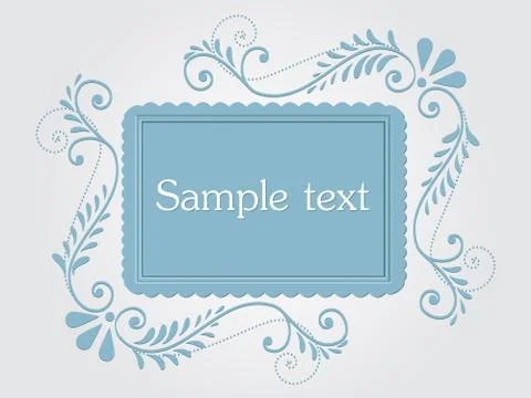 Vector invitation, cards or wedding card with elegant floral elements. Arabes Stock Illustration