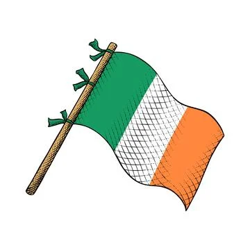 Vector of Ireland Flag Stock Illustration
