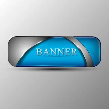 The vector isolated banner Stock Illustration