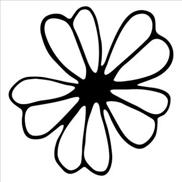 Vector isolated element. Illustration with flower, herbal Stock Illustration