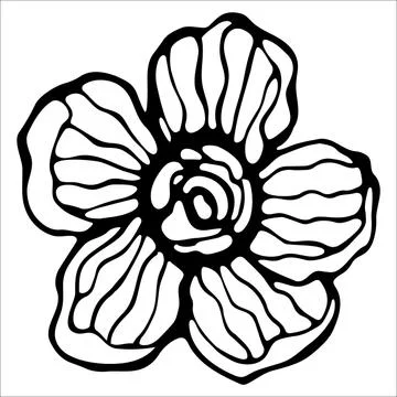 Vector isolated element. Illustration with flower, herbal Stock Illustration