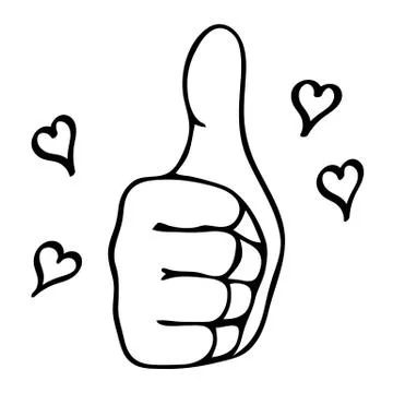 Vector isolated like Illustrazione stock