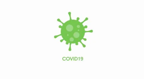 Vector isolated illustration of a coronavirus Stock Illustration