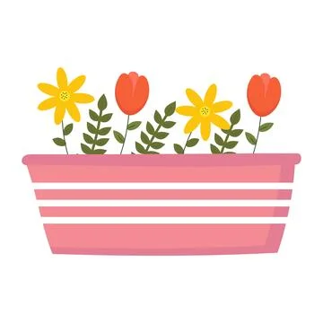 Vector isolated image for use in gardening or spring holiday design Stock Illustration