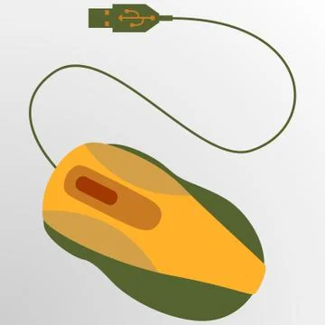 The vector isolated mouse Stock Illustration