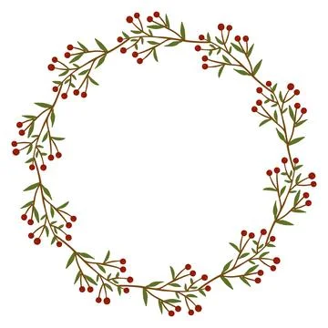 Vector isolated round frames of green summer, autumn leaves. Stock Illustration