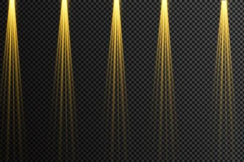 Vector isolated spotlight. Light effect Stock Illustration