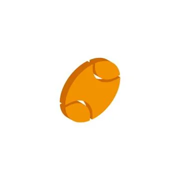 Vector isometric ball icon on a white background Stock-Illustration