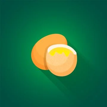 Vector isometric chicken eggs. Stock Illustration