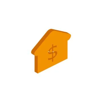 Vector isometric Currency exchange outline icon on a white background Stock Illustration