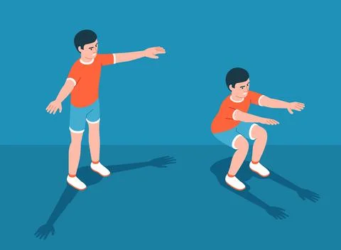 Vector isometric illustration. Stock Illustration