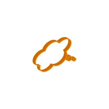 Vector isometric message icon on a white background Stock-Illustration