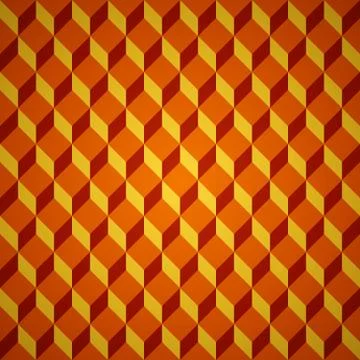 Vector isometric pattern Stock Illustration