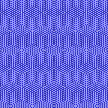 Vector isometric pattern Stock Illustration