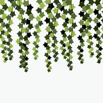 Vector ivy seamless background Stock Illustration