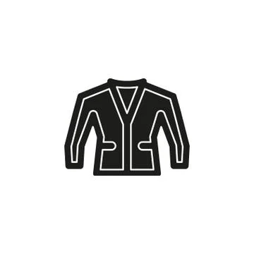 Vector jacket illustration isolated - clothing wear fashion Illustrazione stock