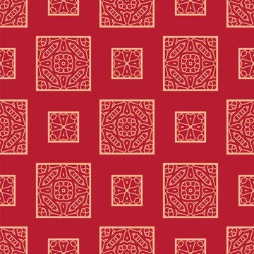 Vector Japanese seamless pattern in oriental geometric traditional style. Fes 스톡 일러스트