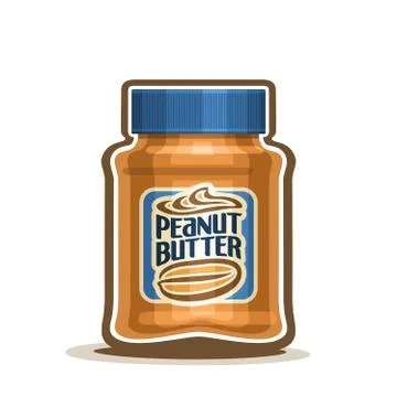 Vector jar for Peanut Butter Stock Illustration