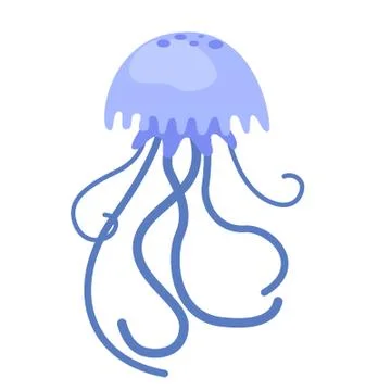 Vector jellyfish for your ideas Stock Illustration