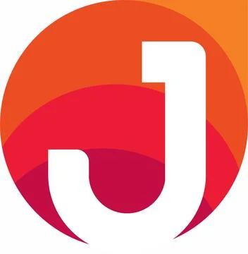 Vector jericho logo j letter logo Illustrazione stock