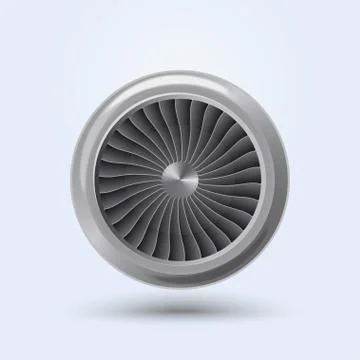 Vector Jet Engine Stock Illustration