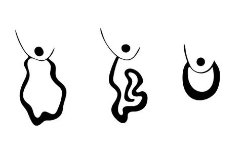 Vector jewelry accessories Stock Illustration