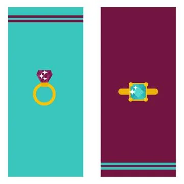 Vector jewelry items gold elegance gemstones precious accessories fashion イラスト素材