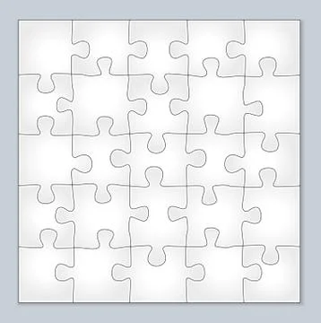 Vector jigsaw puzzle 스톡 일러스트