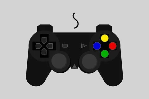 Vector Joystick game controller. Gamepad Vector Illustration. Video Game Stic Stock Illustration