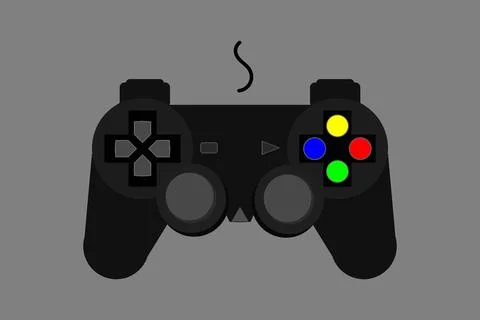 Vector Joystick game controller. Gamepad Vector Illustration. Video Game Stic Stock Illustration