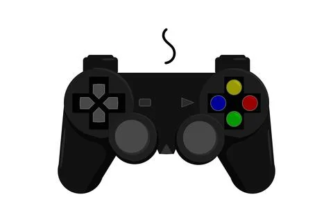 Vector Joystick game controller. Gamepad Vector Illustration. Video Game Stic Stock Illustration