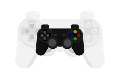 Vector Joystick game controller. Gamepad Vector Illustration. Video Game Stic Stock Illustration
