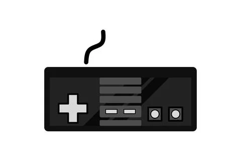 Vector Joystick game controller. Gamepad Vector Illustration. Video Game Stic Stock Illustration