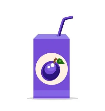 Vector juice, fruit bottle Stock Illustration