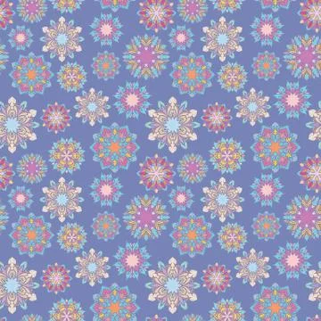 Vector Kaleidoscope Pattern Stock Illustration