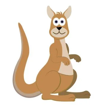 Vector kangaroo for your ideas Stock Illustration