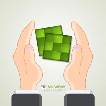 Vector ketupat element design イラスト素材