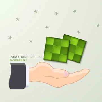 Vector ketupat element design. イラスト素材