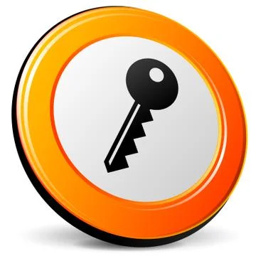Vector key icon Stock Illustration
