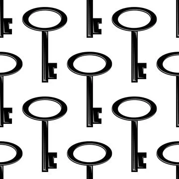 Vector key icon isolated on white background. Key icon. Lock or unlock sign.. Ilustración de archivo
