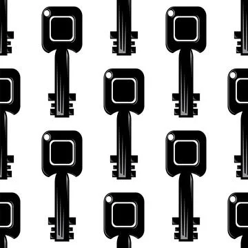 Vector key icon isolated on white background. Key icon. Lock or unlock sign Ilustración de archivo