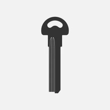 Vector Key icon on white background Stock Illustration