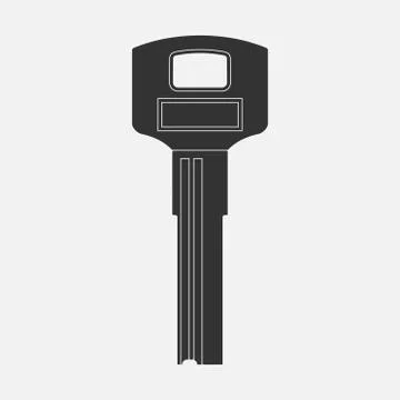 Vector Key icon on white background Stock Illustration