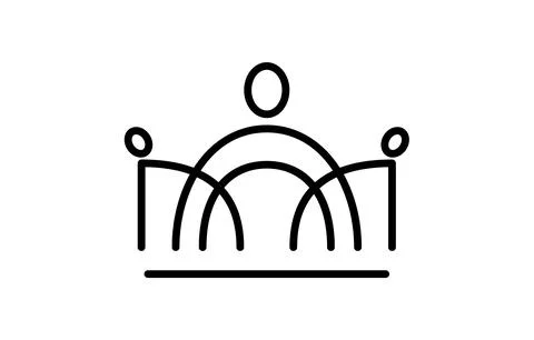 Vector king crown icon aesthetics thin line sign Logo. Outline Crown Isolated Stock Illustration
