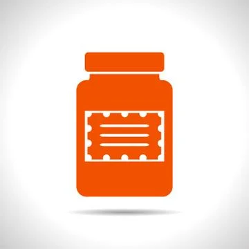 Vector kitchen bottle template Stock Illustration