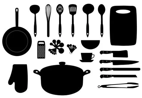 Vector Kitchen Utensils 스톡 일러스트