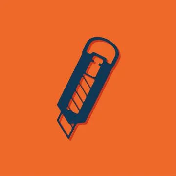 Vector knife icon Stock Illustration