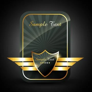 Vector label Stock Illustration