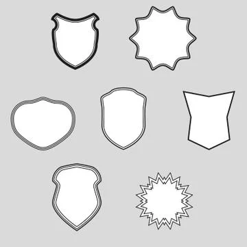 Vector label set Stock Illustration